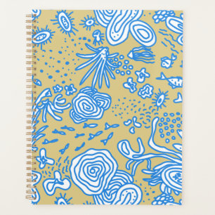 Under Sea Yellow Blue Planner