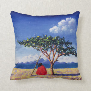 Under the Acacia Tree 1991 Cushion