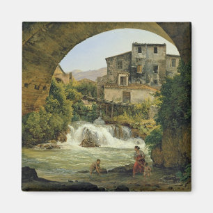 Under the arch of a bridge in Italy, 1822 Magnet