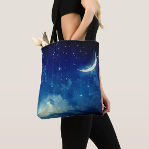 "Under the blue Moon" Tote Bag