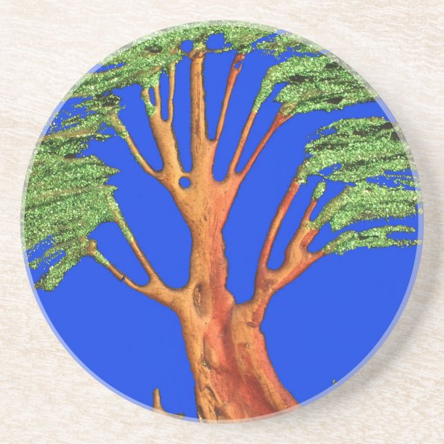 Under the Blue Sky: The Acacia Tree Collection Coaster (Front)