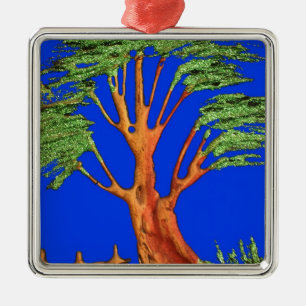 Under the Blue Sky: The Acacia Tree Collection Metal Tree Decoration