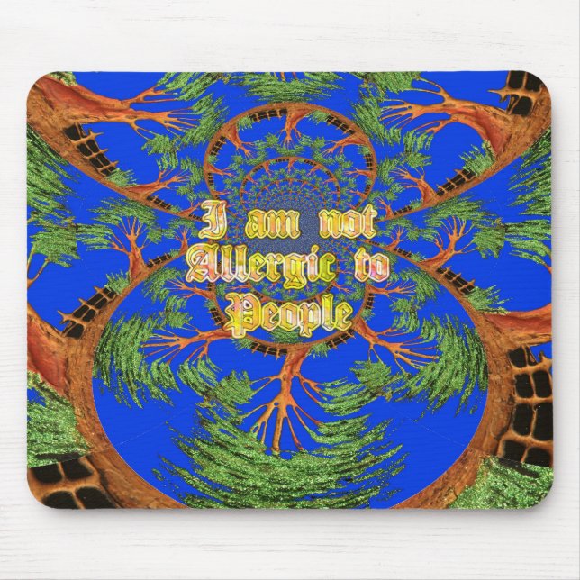 Under the Blue Sky: The Acacia Tree Collection Mouse Mat (Front)