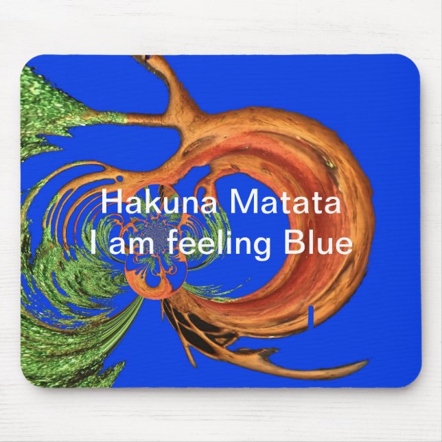Under the Blue Sky: The Acacia Tree Collection Mouse Mat (Front)
