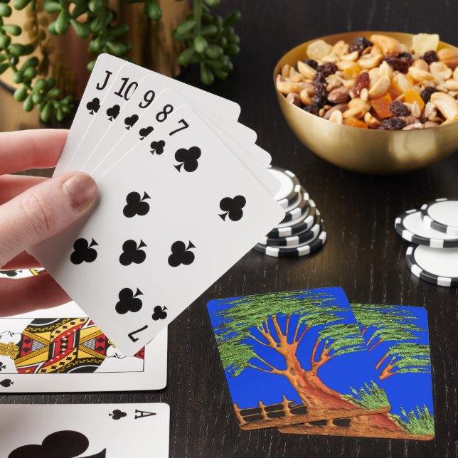 Under the Blue Sky: The Acacia Tree Collection Playing Cards (In Situ)