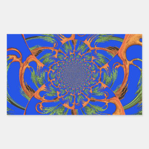 Under the Blue Sky: The Acacia Tree Collection Rectangular Sticker