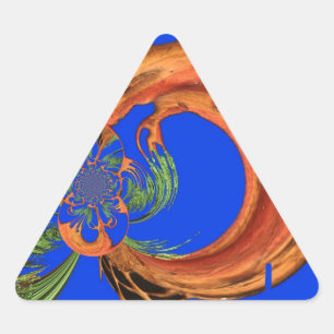 Under the Blue Sky: The Acacia Tree Collection Triangle Sticker