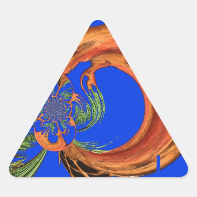 Under the Blue Sky: The Acacia Tree Collection Triangle Sticker (Front)
