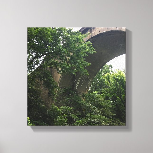 under the bridge canvas print (Front)