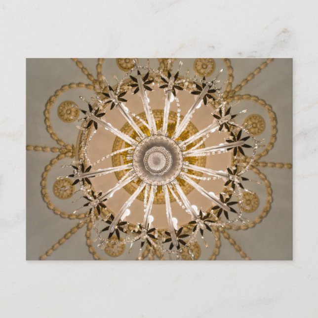 Under The Chandelier Postcard (Front)