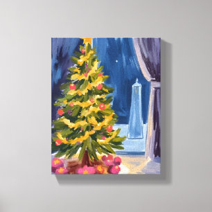Under the Christmas Tree Canvas Print