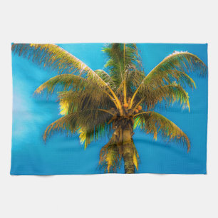 Under the Coconut Palm Tea Towel