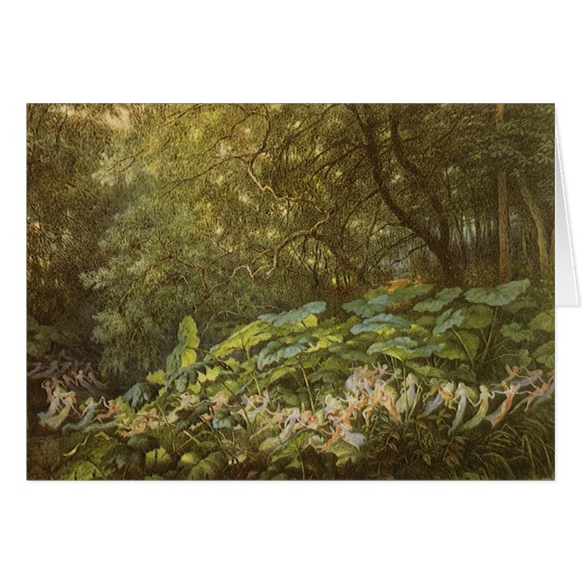 Under the Dock Leaves by Richard Doyle, Fairy Art (Front Horizontal)
