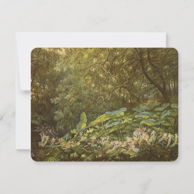 Under the Dock Leaves by Richard Doyle, Fairy Art (Front)