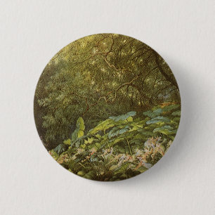 Under the Dock Leaves by Richard Doyle, Fairy Art 6 Cm Round Badge