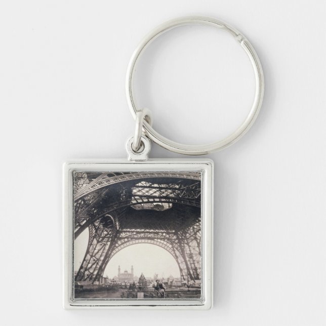 Under the Eiffel Tower, before ascending, from 'L' Key Ring (Front)