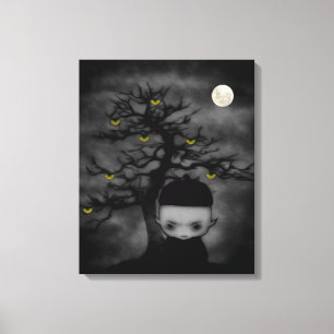 Under the Fan Tree Canvas Print