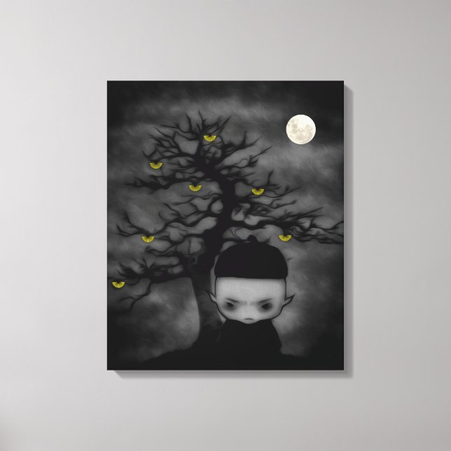 Under the Fan Tree Canvas Print (Front)