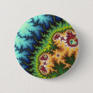Under The Forest - Fractal Button