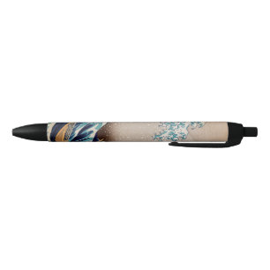 Under the Great Wave off Kanagawa Black Ink Pen