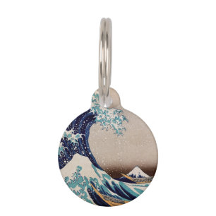 Under the Great Wave off Kanagawa Pet Tag