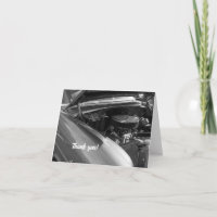 Under The Hood Thank You Card
