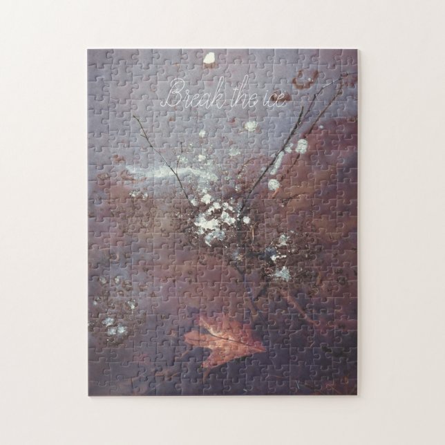 Under the ice jigsaw puzzle (Vertical)