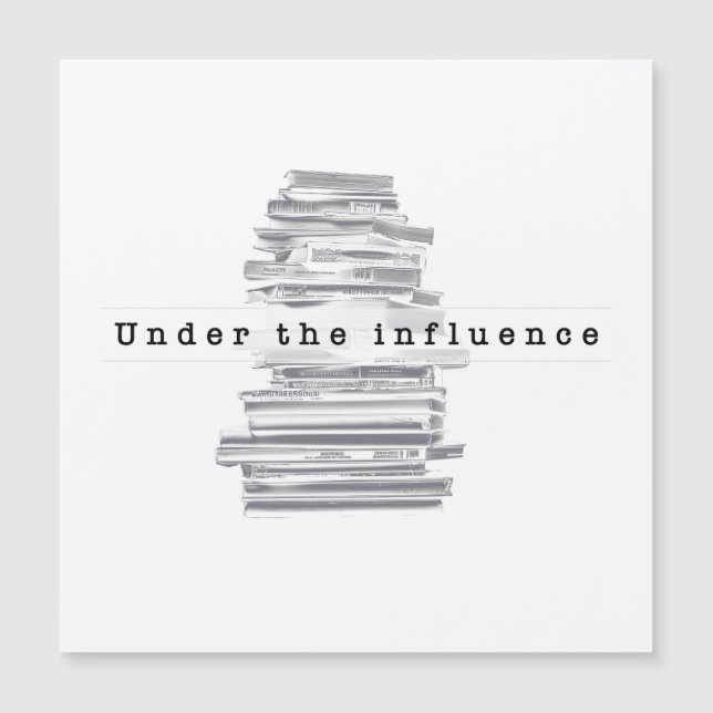 Under the influence magnetic invitation (Front)