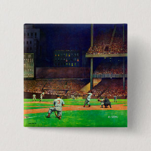 Under The Lights by John Falter 15 Cm Square Badge