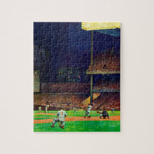 Under The Lights by John Falter Jigsaw Puzzle