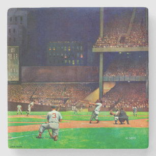 Under The Lights by John Falter Stone Coaster