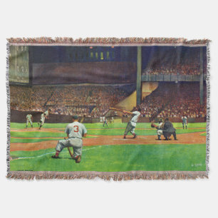 Under The Lights by John Falter Throw Blanket