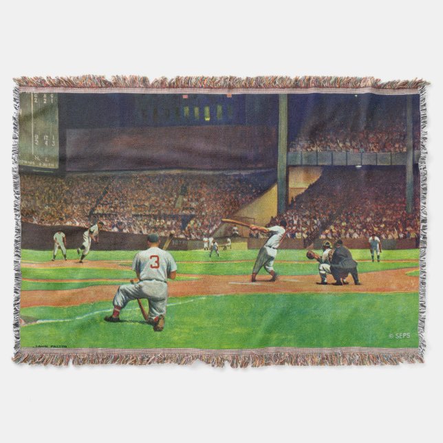 Under The Lights by John Falter Throw Blanket (Front)