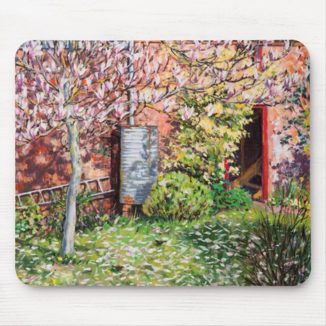 Under the Magnolia Mouse Mat (Front)