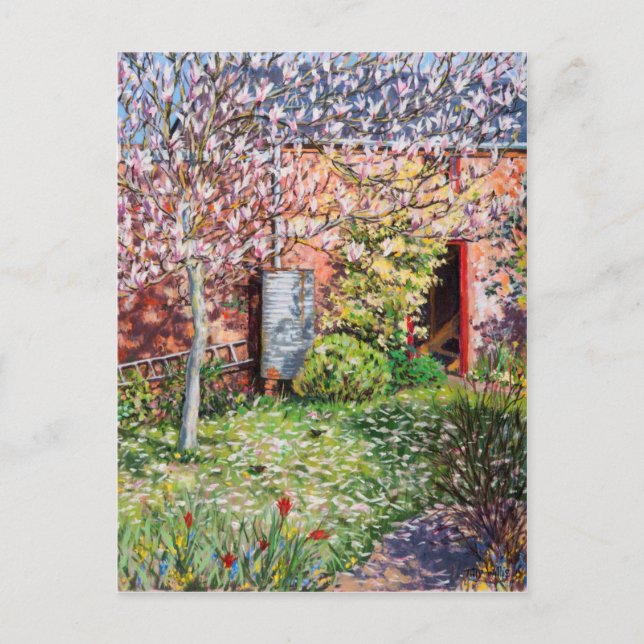 Under the Magnolia Postcard (Front)