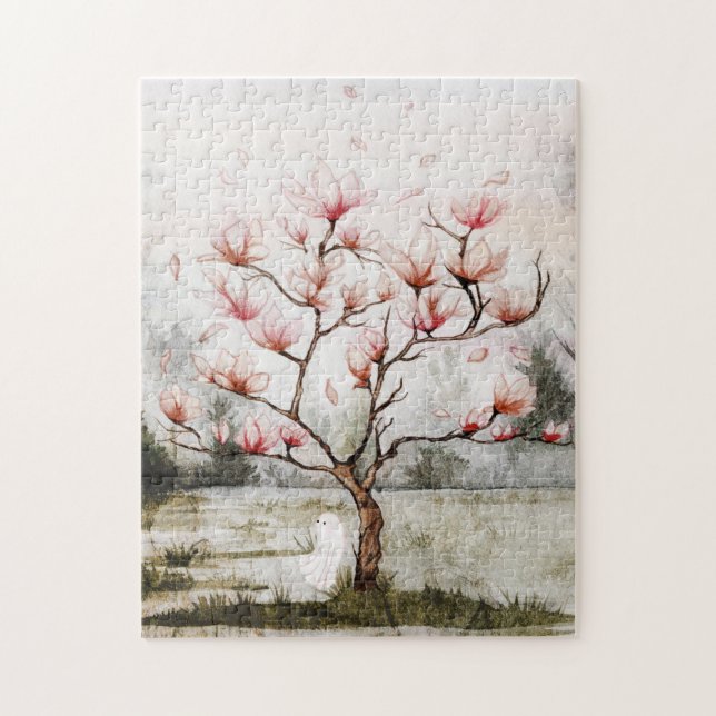 Under The Magnolia Tree Jigsaw Puzzle (Vertical)