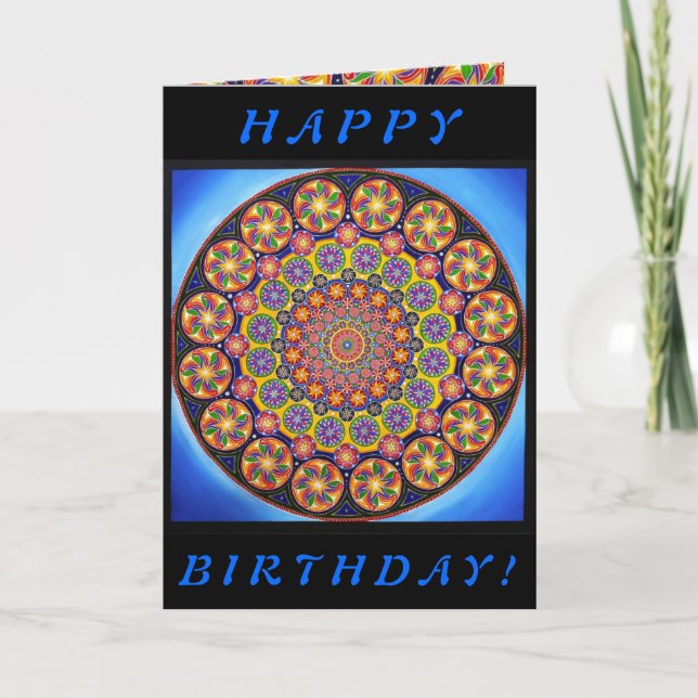 "Under The Microscope" Birthday Card (Front)