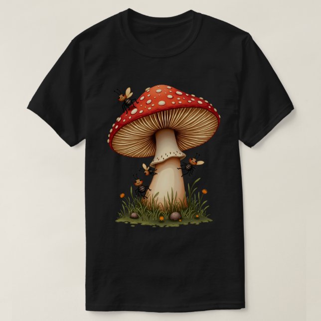 Under The Mushroom T-Shirt (Design Front)