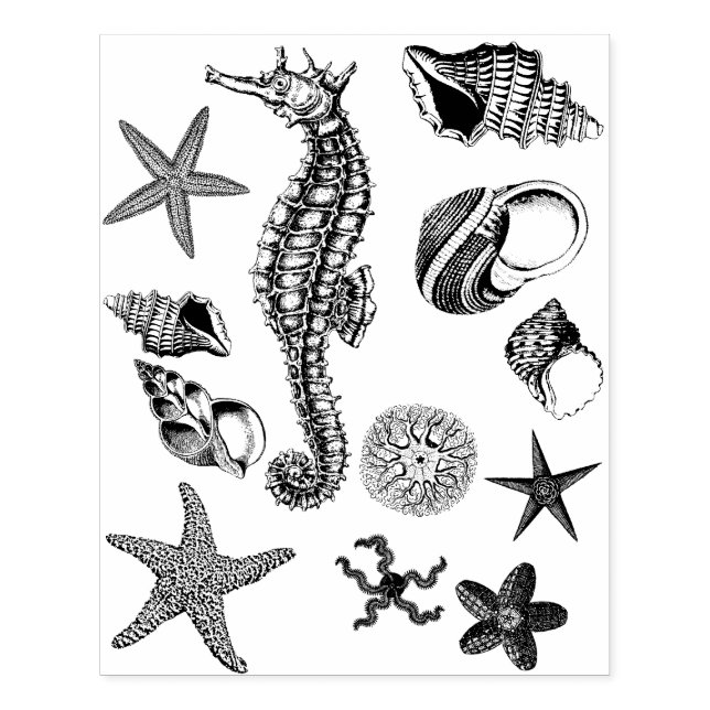 Under the Ocean rubber stamp (Imprint)
