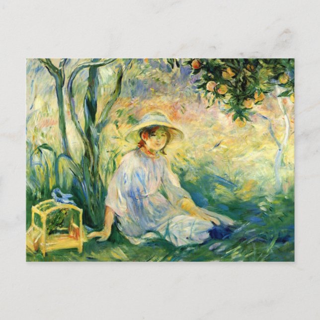 Under the Orangetree by Berthe Morisot Postcard (Front)