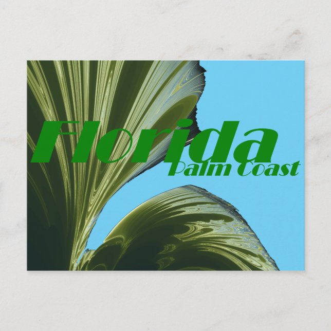 Under The Palm Tree Post Card (Front)