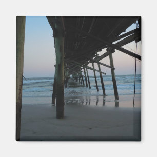 Under the Pier - Oak Island, North Carolina Magnet