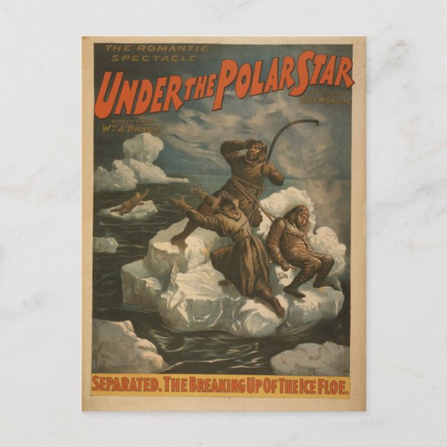 Under The Polar Star Postcard (Front)