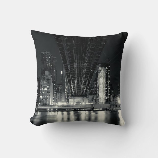 Under the QueensBoro Bridge - NYC Cushion (Front)