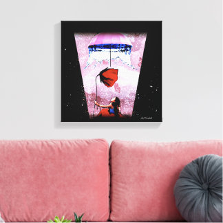 Under the Refuge of the Universe Canvas Print