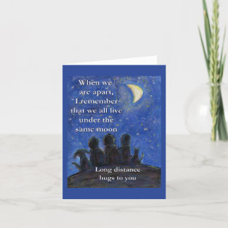 Under the Same Moon Art Greeting Cards
