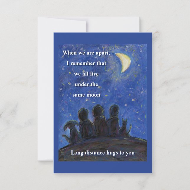 Under the Same Moon Art Note Cards (Front)