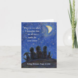 Under the Same Moon Art Note Cards