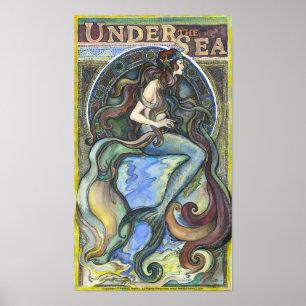 "Under the Sea" - 16.50" x 11.00", Poster / Paper