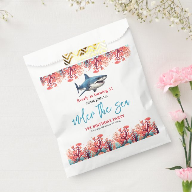 Under the Sea 1st Birthday Party Favour Bags (Sealed)